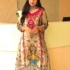 stitched PRESERNTING NEW EID COLLECTION FANCY DESIGN WITH DIGITAL PRINTED A-LINE KURTA - PLAZZO WITH  DUPATTA