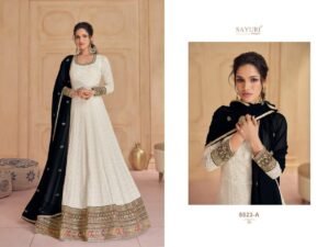 semi stitched SAYURI HIT ANARKALI DESIGN NO :  5523