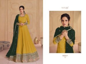Alternative view of semi stitched SAYURI HIT ANARKALI DESIGN NO :  5523