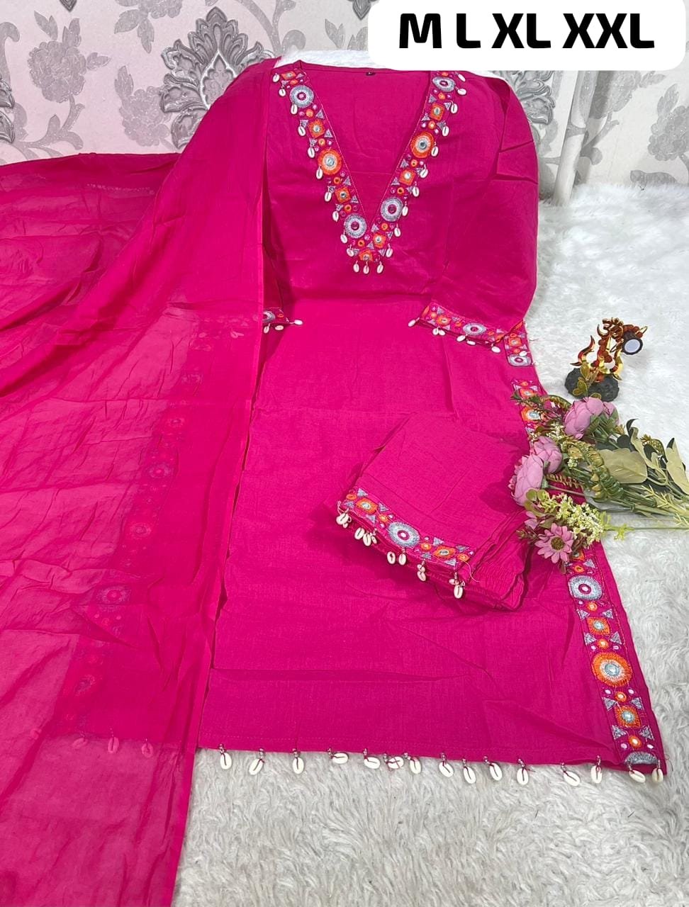 stitched We are here to spread some magic to your ethnic Heavy Cotton - Image 5