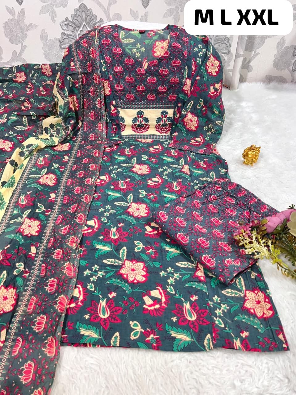stitched We are here to spread some magic to your ethnic Heavy Cotton - Image 6