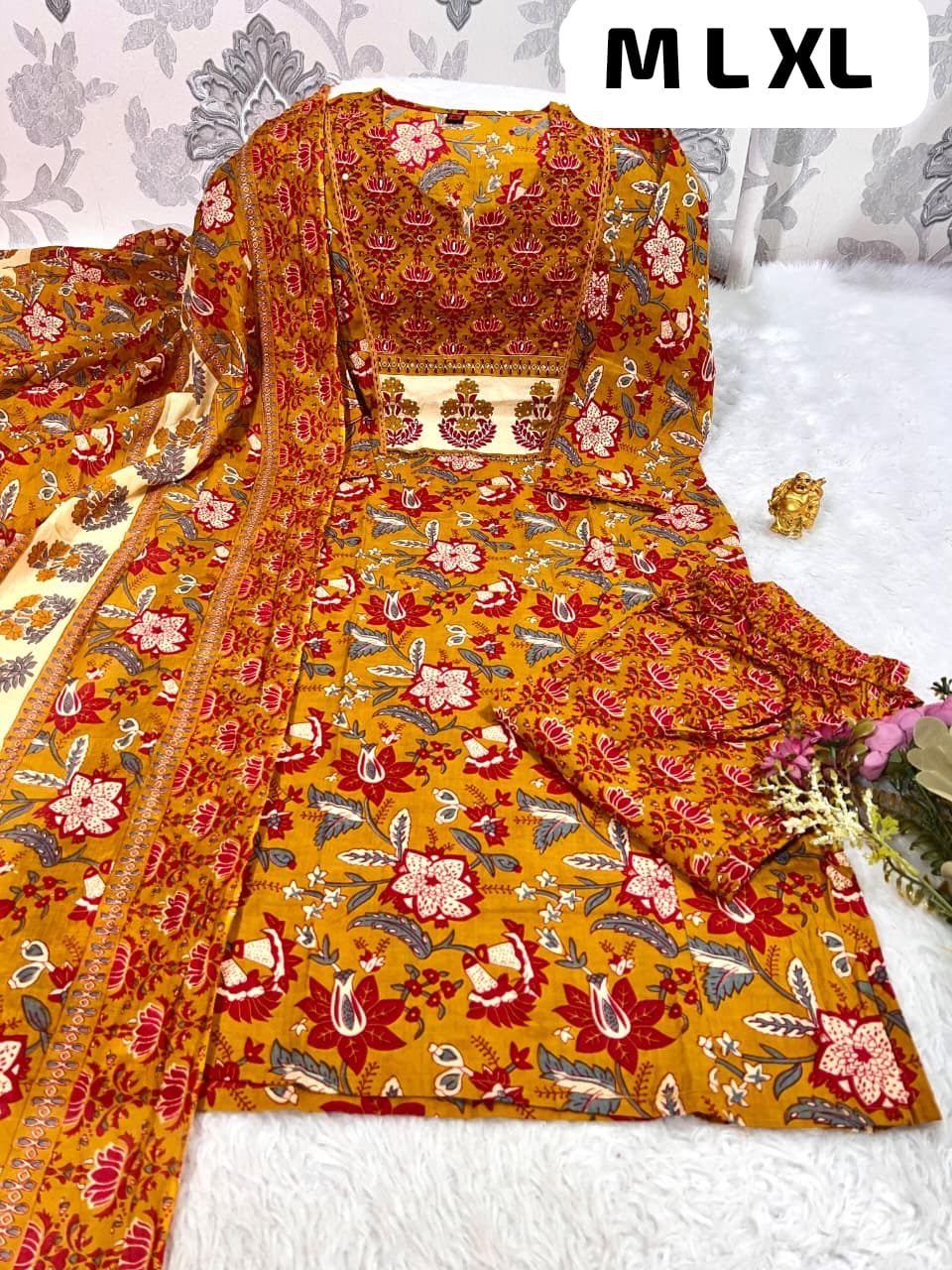 stitched We are here to spread some magic to your ethnic Heavy Cotton - Image 4