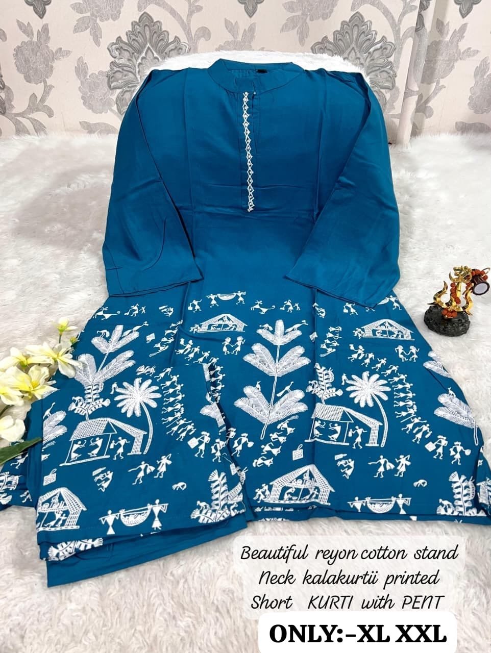 stitched One More Super Hit New Designer Indo-Western Draped CORD Set Hit Design New Color Beautiful Color Single Design - Image 4