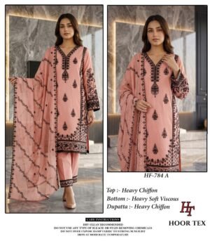 stitched Hoor Tex Presents..... New Catalogue in pakistani... *Full Stitched  HF-784,A To D