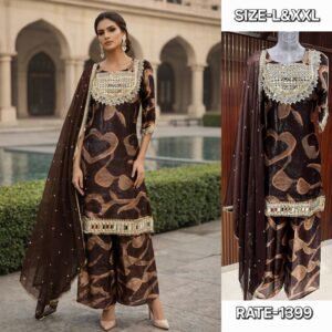 Alternative view of stitched   *EXCLUSIVE BEAUTIFUL READY-MADE COLLECTION  STUNNING LOOK FOR CASUAL BRUNCH OR A WEDDING