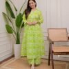 stitched Launching designer Co-ord set in Aline pattern paried with Ankle length Reyon Pant Giving perfect outfit and deliberate choice about your look.