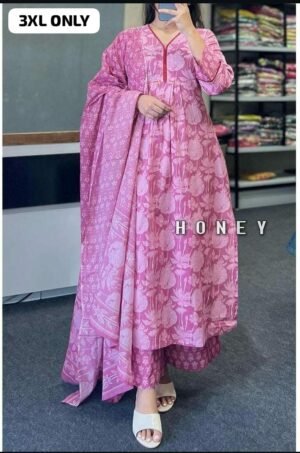 stitched  *SUMMER SPECIAL DHAMAKA DESINER COLLECTION*  Pure fine Cotton 60-60 fabric Kurti Paired Cotton Pant with Cotton Dupatta