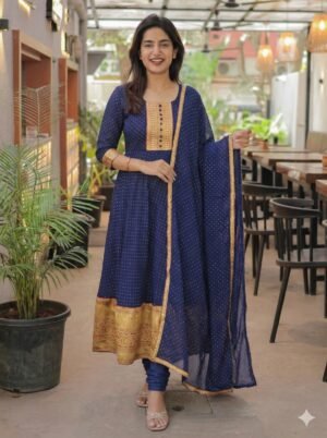 stitched LAZUKI FASHION   LF-DHINGALI  Present New Arrivals Premium Quality Hot Selling Gown