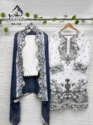 Alternative view of stitched WEDDING BELLS  SPECIAL ARTICLE OF UR CHOICE AK-QASR D. NO AK- 247