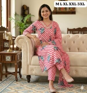 Alternative view of stitched #SALE SALE SALE #  We Are Here to Spread Some Magic To Your Ethnic Heavy Cotton  #Lahriya Lahriya#