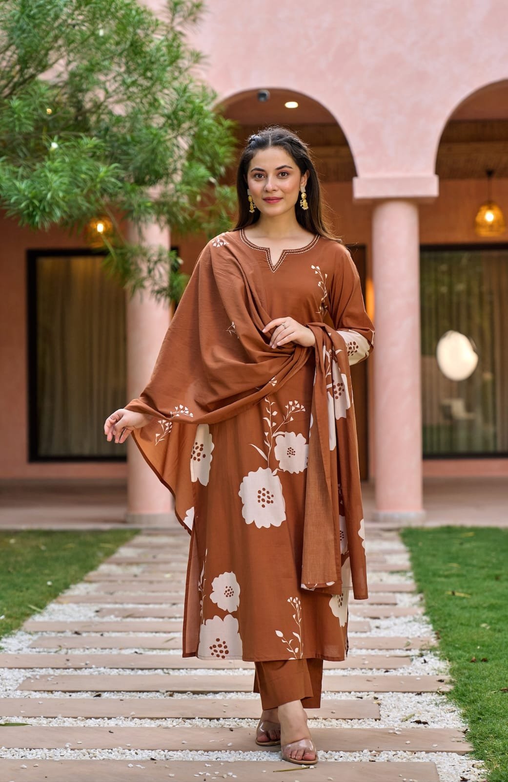 stitched Today We Are Launching Party Wear Kurati with Pent and Dupatta Readymade Collection