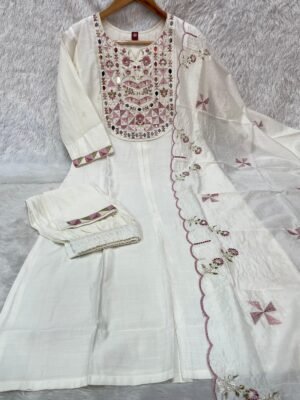 stitched AK-147  Designer Kurti Set (Stitched)