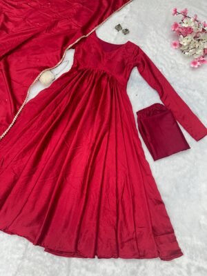 Alternative view of stitched With Ri8 Fashion Every women would be FLAME  You gonna love elegance with Modern touch, Here we Presenting Exclusive anarkali shoot Design