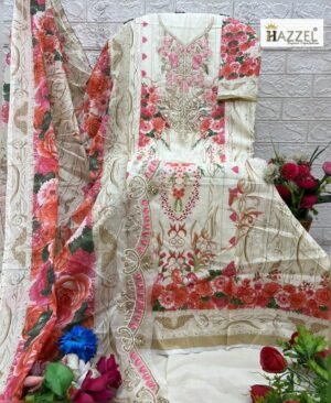 Alternative view of semi stitched Cotton Patchwork Collection    Hazzel Presents....   D.No. 0385