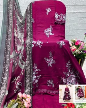 Alternative view of semi stitched BRAND NAME :- JOHRA TEX  D NO :- JT-194 B RAYYON COLLECTION