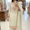 stitched AK 1454  ENHANCE THE BEAUTY OF YOUR WARDROBE WITH THIS NEWLY LAUNCHED KURTI & PLAZZO SET