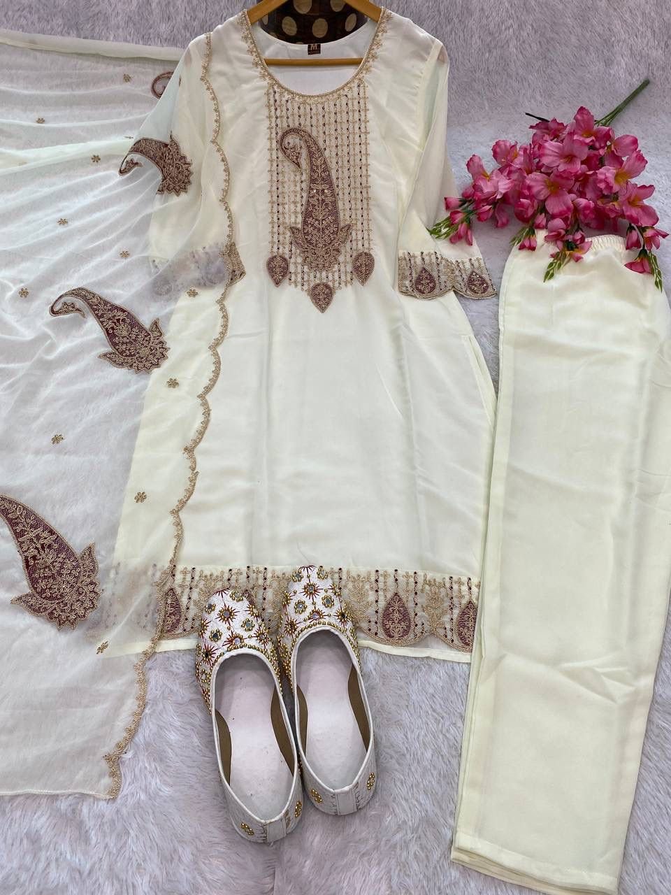stitched (AK-G87) AK collection is Launching New Festival kurti pair - Image 2