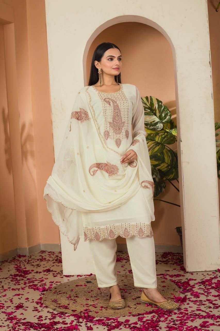stitched (AK-G87) AK collection is Launching New Festival kurti pair