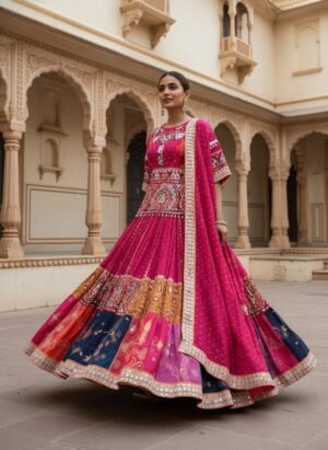stitched AK 139-B  AK SERIES PRESENTING NEW TRENDING NAVRATRI  SPECIAL CHANIYA CHOLI