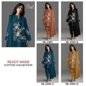 stitched New launching readymade cotton collection 3 pic Coco pakistani   Design no. SR-2393