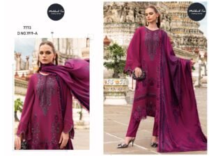 semi stitched MEHBOOB TEX  MARIA B EXCLUSIVE COLLECTION VOL-14 D.NO-1919