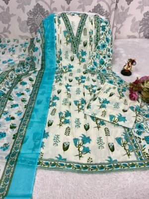 stitched Step into timeless elegance with this exquisite  designed to make you stand out at any festive or celebratory occasion