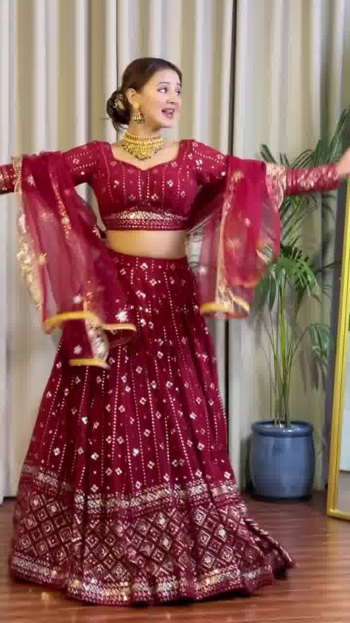 semi stitched AK-G88 AK collection is Launching Embroidered Lehenga choli