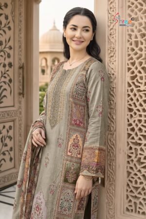Alternative view of semi stitched DESIGN NO.- KT - 350  FABRICS