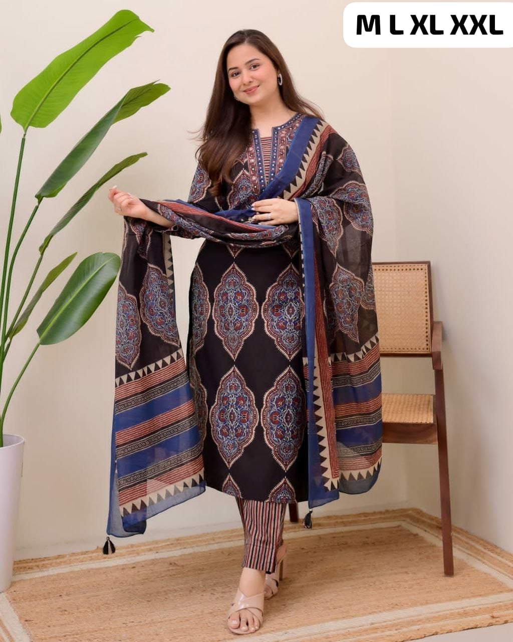 stitched Featuring beautiful embroidery with suqes Heavy Suit which is beautifully decorated It is paired with matching pants