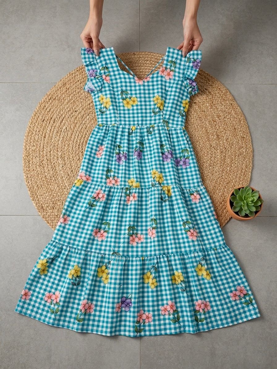stitched 2849 SUMMER CHARM-BLUE Say hello to summer's in style and comfort - Image 2