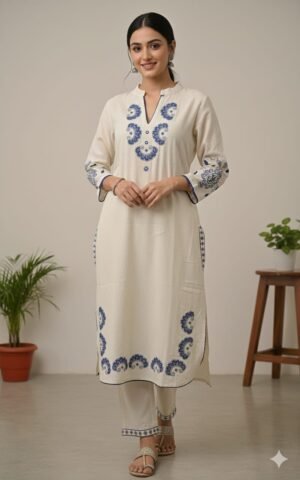 stitched This Cotton Flex kurta set is all about timeless beauty and all-day comfort*