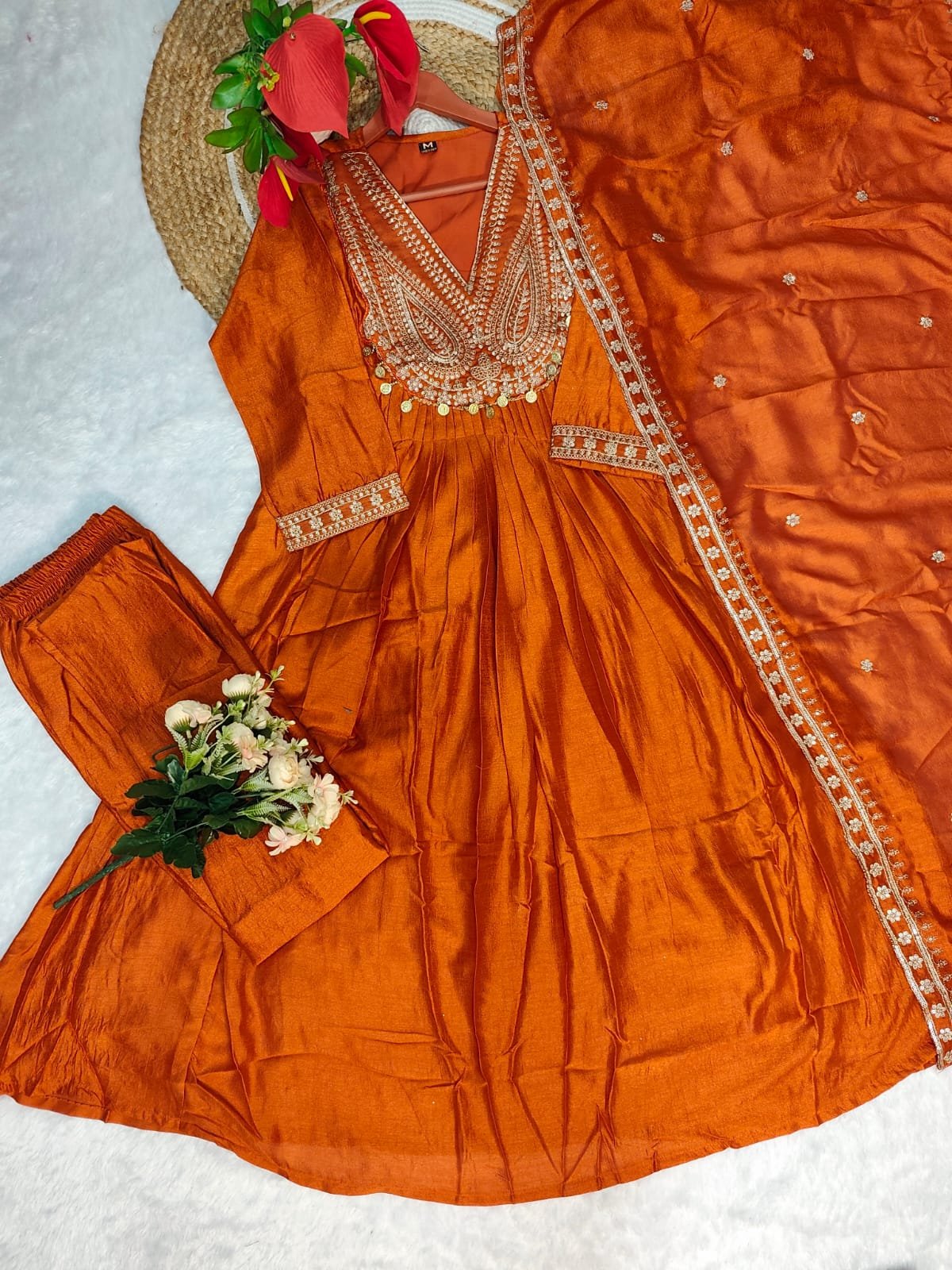 stitched Today We Are Launching Party Wear Kurati with Pent and Dupatta Readymade Collection. KB-029 - Image 2