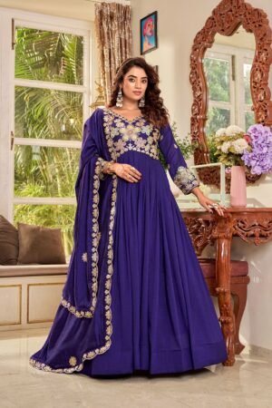 stitched AK series now AK Creation   AK-176  AK Creation is Launching New Festival Long Gown & Duptta