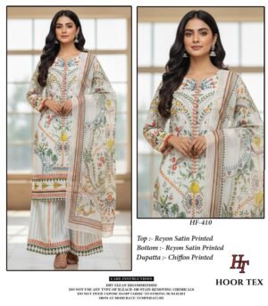 stitched HF-410 Imported Reyon satin Printed