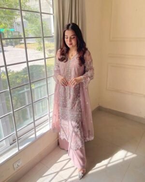 stitched NEW SIZE ADDED  NEW DESIGNER HEAVY  SOFT NET SHARARA SUIT SET  CODE :-AK-178