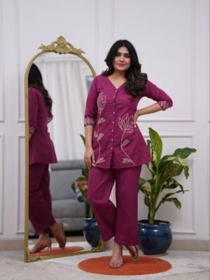 stitched Effortlessly chic and stylish, our co-ord sets are your go-to for every occasion!