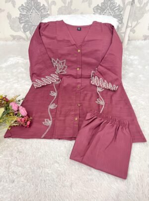 Alternative view of stitched Effortlessly chic and stylish, our co-ord sets are your go-to for every occasion!