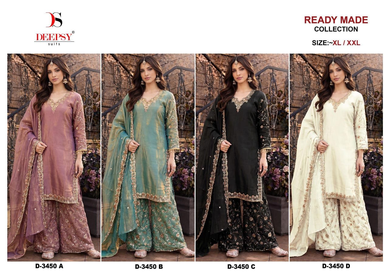 stitched Ready to wear collcetion by DEEPSY SUITS D no.: D-3450