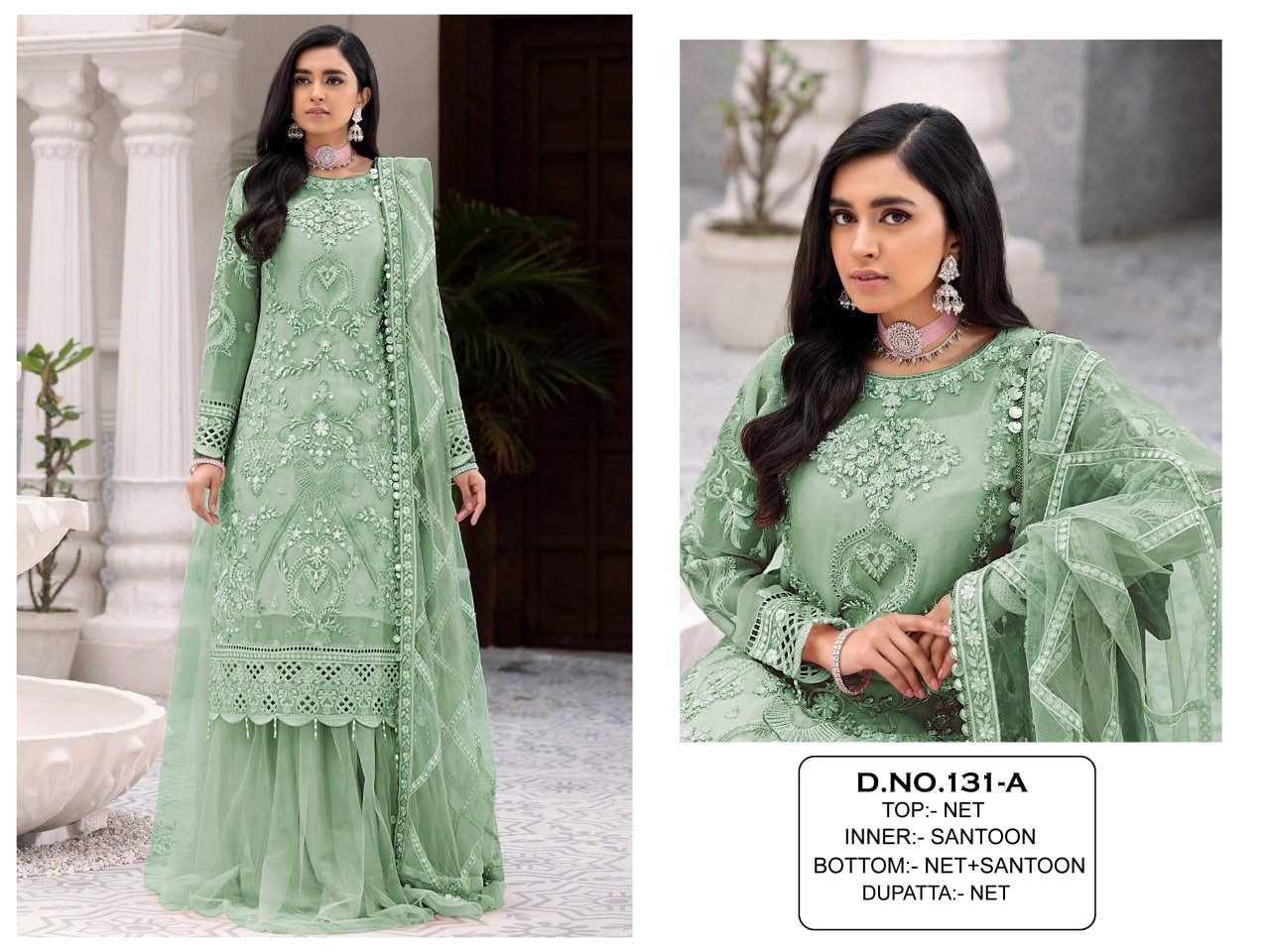 semi stitched We Are Launching New Pakistani Design… AK - 131(4 Colour) - Image 3