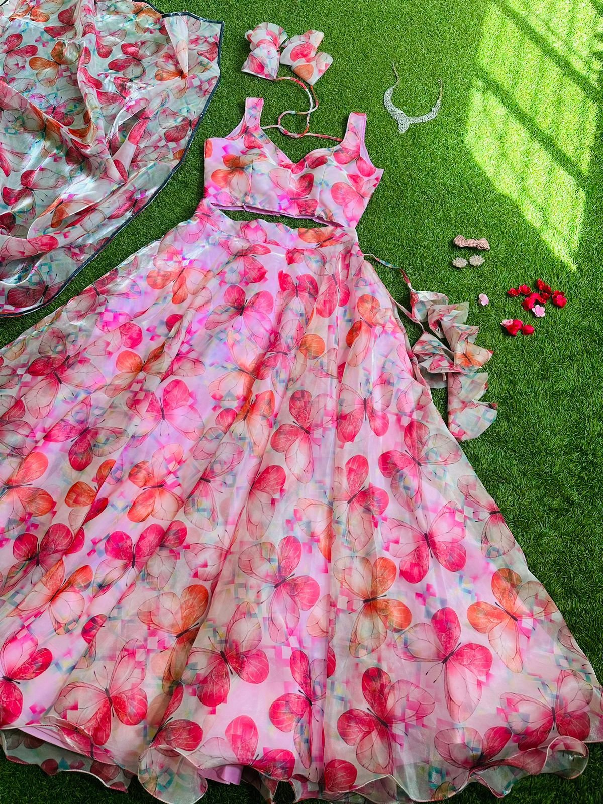 stitched With Ri8 Fashion Every women would be FLAME You gonna love elegance with Modern touch ,Here we Presenting Exclusive Real shoot Design Product code : AK :62 - Image 2