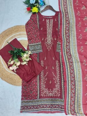 Alternative view of stitched New Launch Alert: Dive into the charm of Pakistani Prints & Intricate Embroidery.