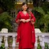 stitched Today We Are Launching Party Wear Anarkali Kurati style with Pent and Dupatta Readymade Collection.  AK-031
