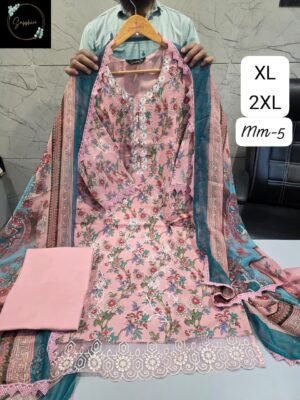 stitched LOOK LIKE ORIGINAL MAUSAMMURRY PAKISTANI SUITS  JAZMIN MAUSAMMURRY  VOL-5  ALHUMDULILAH NEW LAUNCH  PRESENTING NEW SERIES OF READYMADE PAKISTANI SUITS  BEAUTIFUL DESIGNS