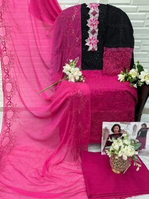 Alternative view of semi stitched ALIF FASHION PRESENTALIF  FASHION Today we are launching Pakistani  Concept... A 215 A-B