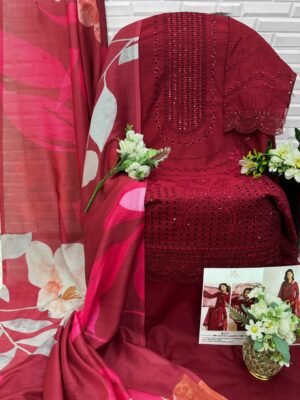 Alternative view of semi stitched Ziaya Design ️ 7773  NEW LAUNCHING LAWN COLLECTION