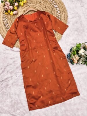 Alternative view of stitched  Introducing Silk Blend Trendy Kurti (1 Piece) AK 7028