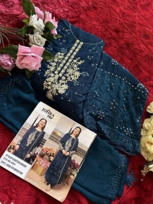 Alternative view of semi stitched BRAND NAME :- JOHRA TEX      D NO :- JT-133 E SUPER HIT COLORS