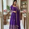 stitched Launching New Design Trending Vicitra-Silk*Gwon&Pent&dupatta       Reddy To Wear Look Design                  AK-: 8063