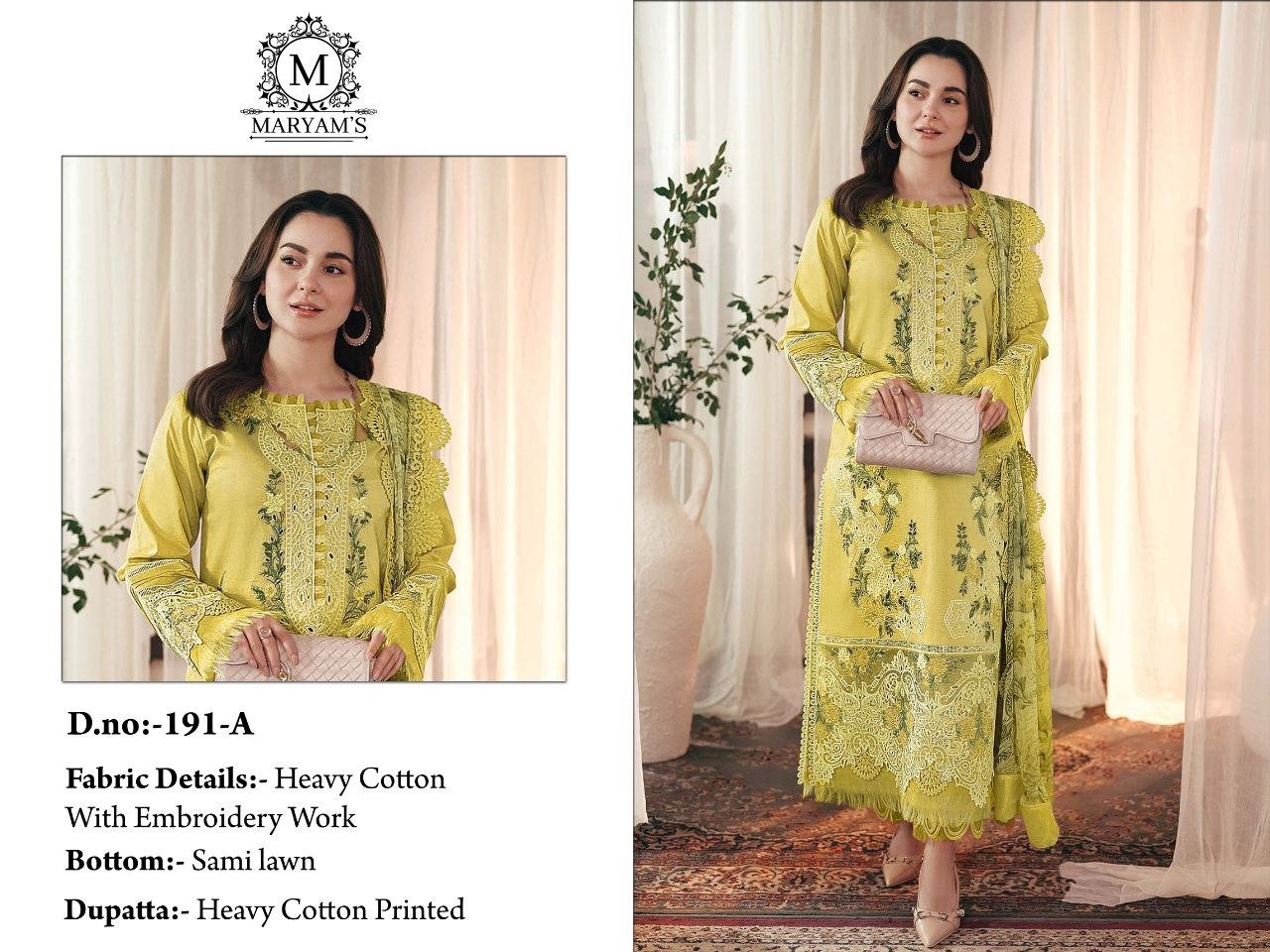semi stitched Today We are Launching Exclusively Pakistani Festive & Party Wear Collection ... MARYAM’S - 191 - Image 5