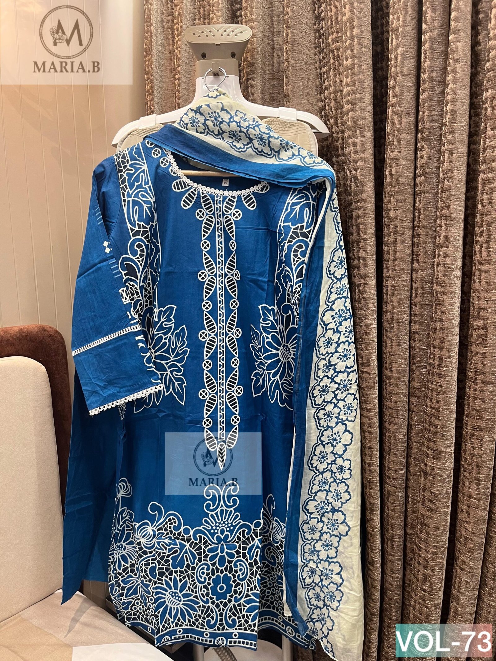stitched READY STOCK UPDATE READYMADE COLLECTION PRINTED COTTON STITCHED WITH STITCHED COTTON BOTTOM AND COTTON DUPATTA - Image 2